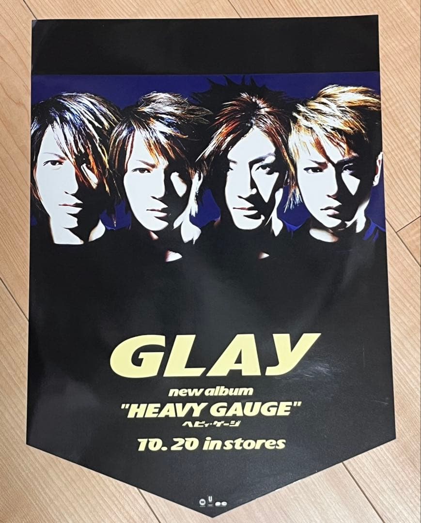 激レア品GLAY プロモーションボード⭐︎ポスター⭐︎ステッカー ⭐︎ライブグッズ