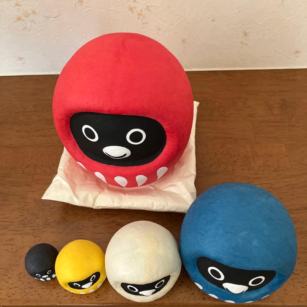 Suicaのペンギン　はりこーシカ（だるま）5体セット　新品完売品