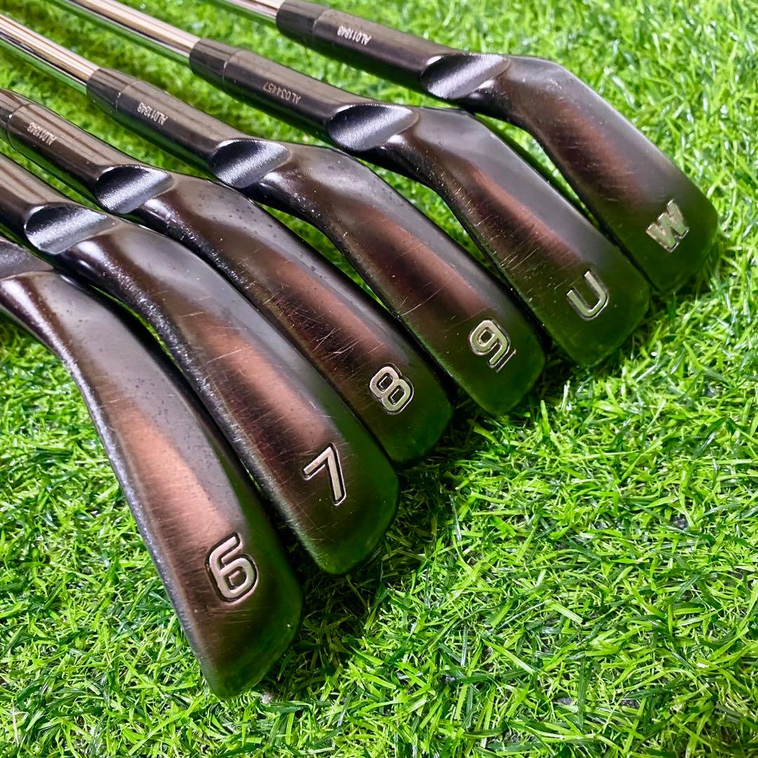 PING ピン G710 アイアンセット 6本 黒ドット S 右 クラブ メンズ