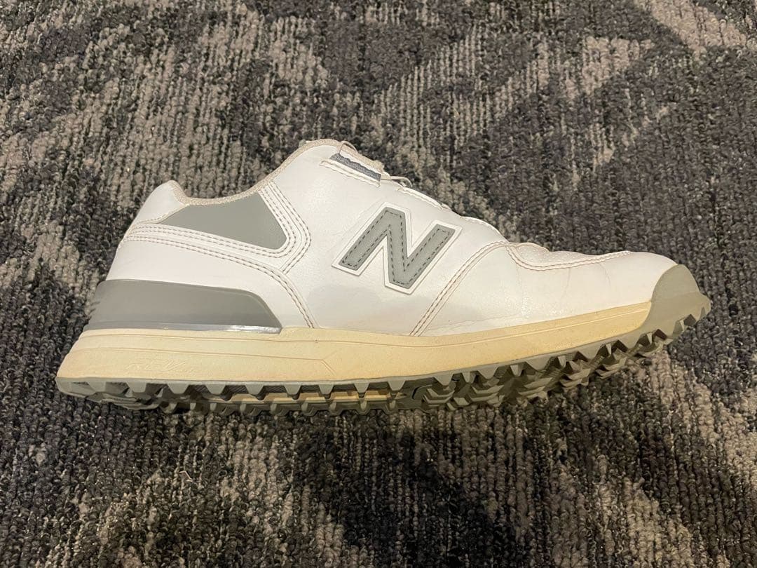 ニューバランス　ゴルフシューズ　574 ホワイト