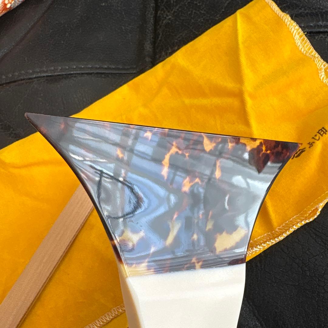 美品　ふじ印 三味線バチ　津山撥