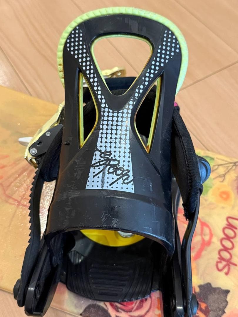 110cm spoon スノーボード Bouquet バインディング付き