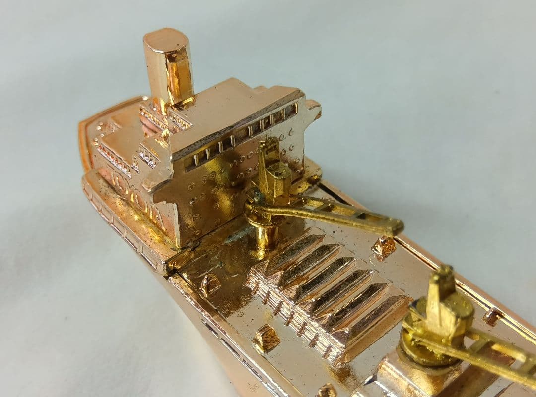 トヨタ　名古屋ワーフセンター 船の模型　貨物　日本製　金属製　第十九とよた丸