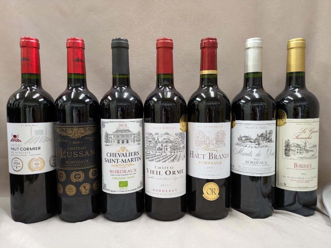 ボルドー金賞 AO格付　赤セレクション 12本セット 750ml