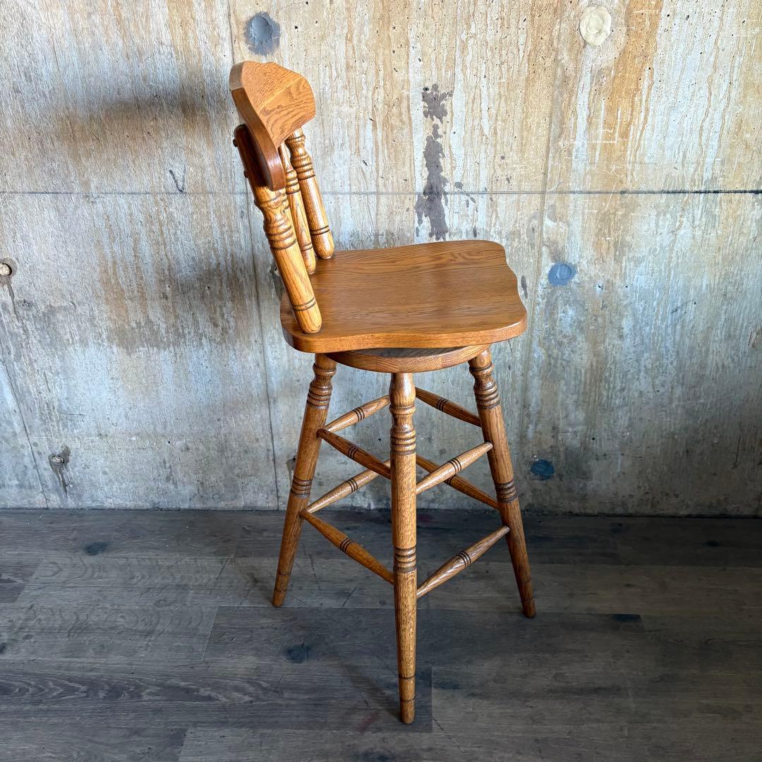 RED OAK OLIVER AMERICA カウンターチェア　回転ハイチェア
