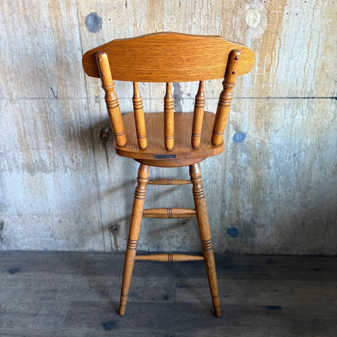 RED OAK OLIVER AMERICA カウンターチェア　回転ハイチェア