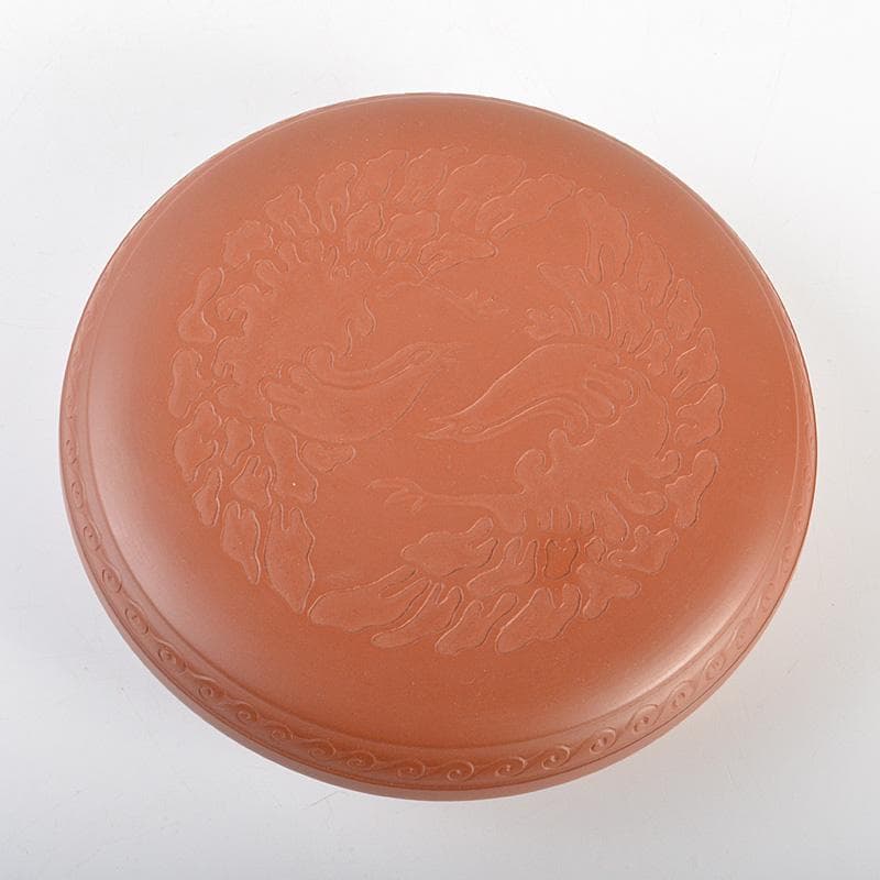 みーこさん人間国宝金渓堂　伊藤赤水造　陶製　菓子器　共布共箱　VR7367