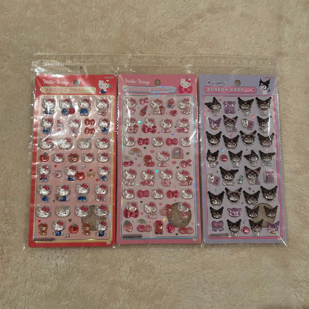 最終値下げ【正規品】サンリオボンボンドロップシール　第一弾　第二弾　12枚セット