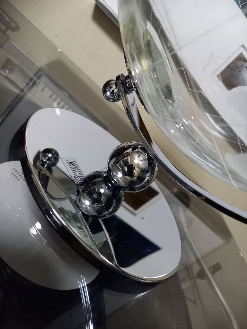 スペースエイジ　キネティック　スプートニク　クリスタル　メタルアート　グローブ