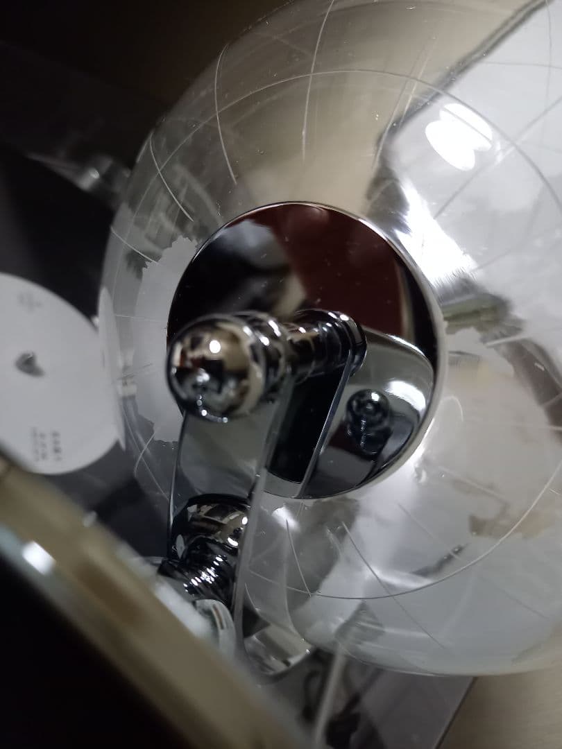 スペースエイジ　キネティック　スプートニク　クリスタル　メタルアート　グローブ