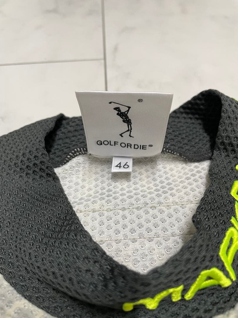 MARK & LONA グレー模様 ハイネックシャツ国内正規品