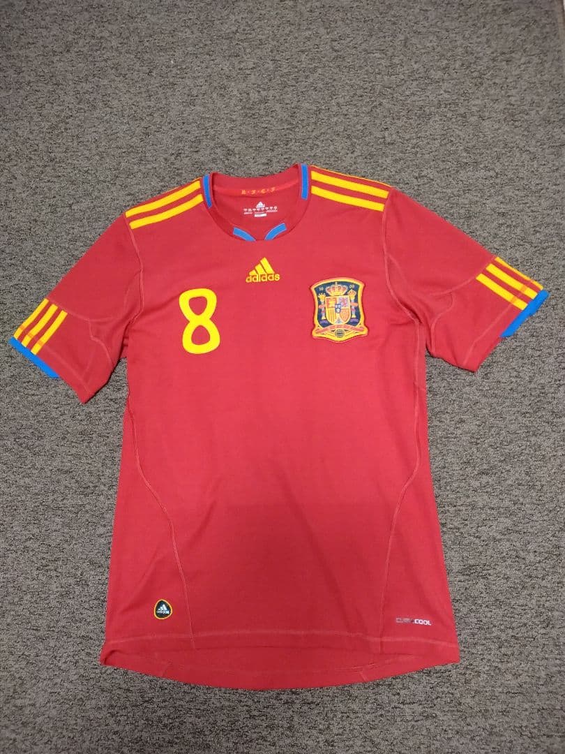 優勝 2010 南アフリカワールドカップ スペイン代表 ユニフォーム シャビ M