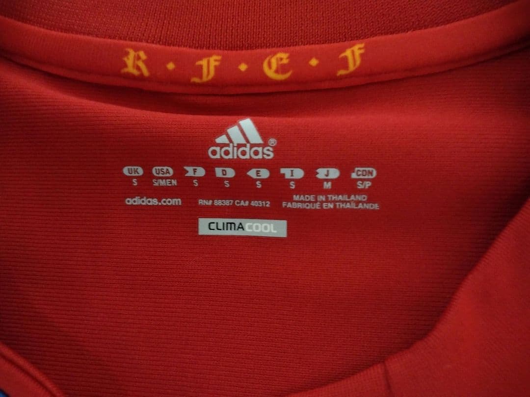 優勝 2010 南アフリカワールドカップ スペイン代表 ユニフォーム シャビ M