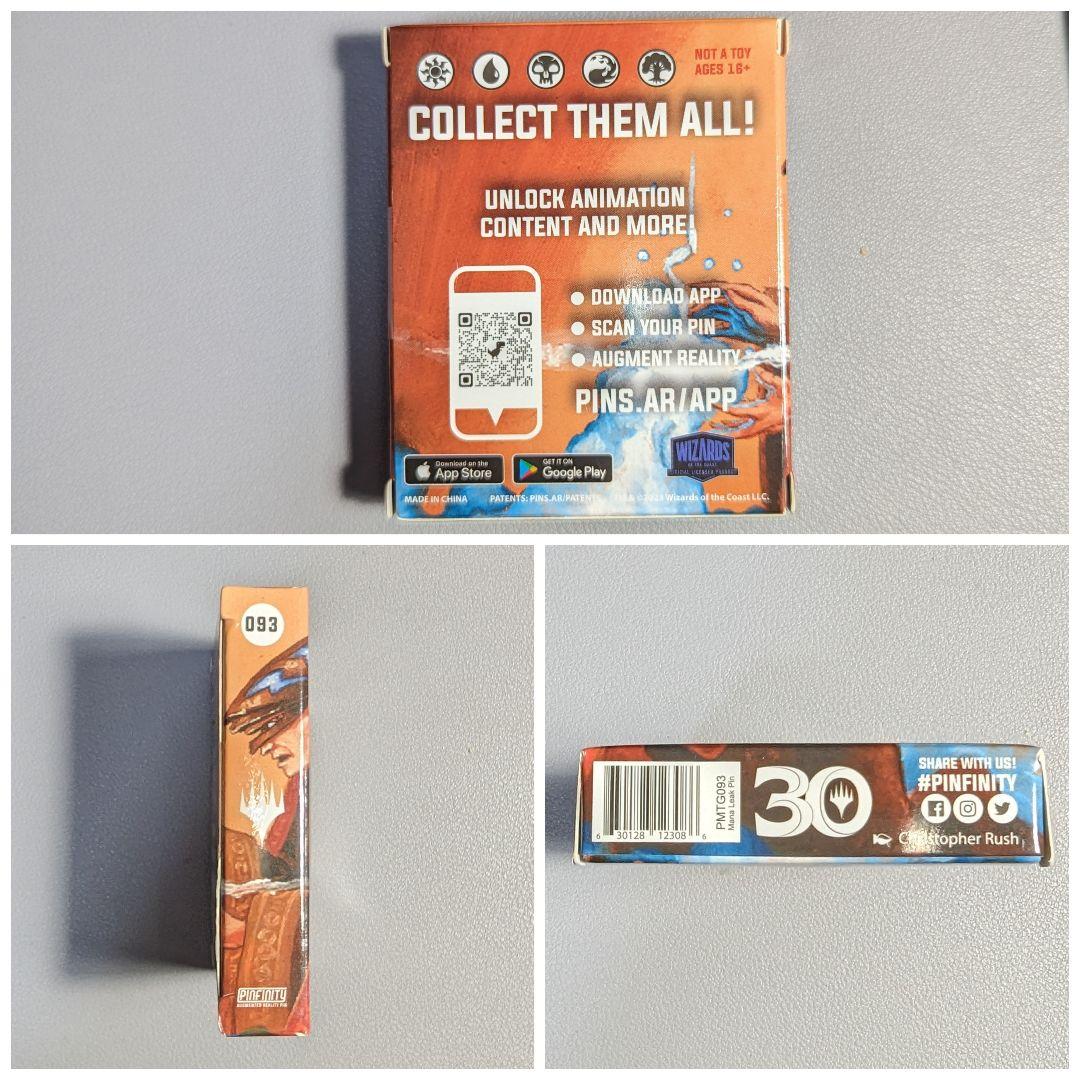 【未使用】マナ漏出　世界限定100枚プレイマット　＆　ピンズ　セット