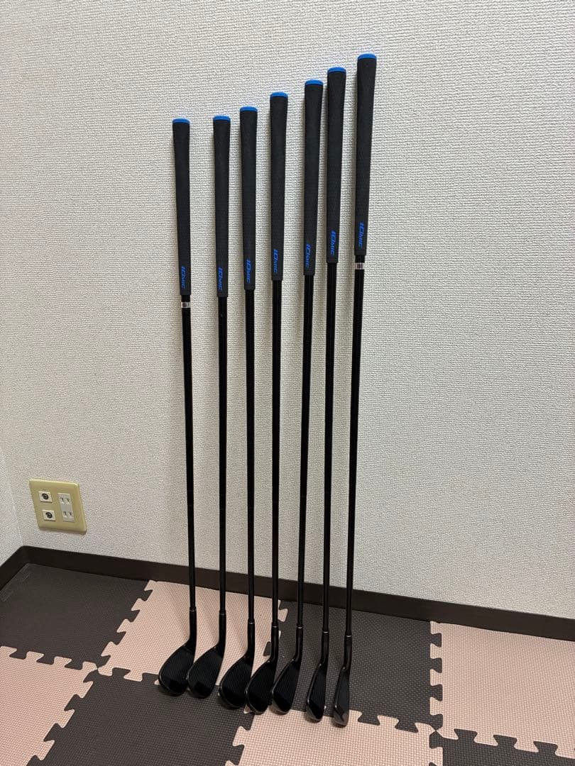 ホンマ TR20P ブラック 7本セット 5〜11 オニキスブラック 限定