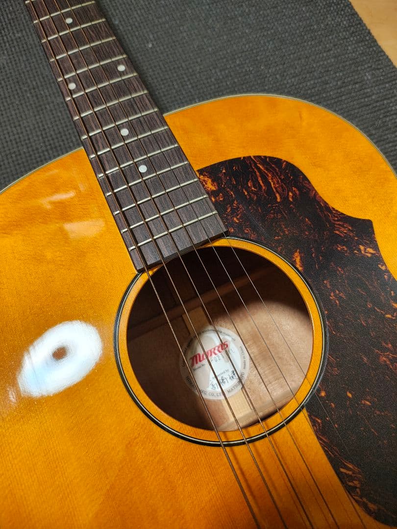 単板トップ＆極虎マホMORRIS G-021 YVL/超美品/専用ケース付