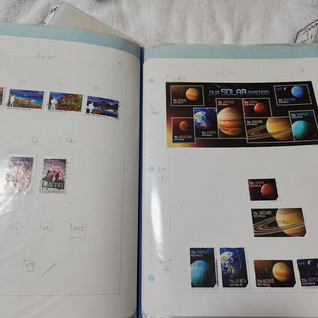 オーストラリア　使用済み切手六冊