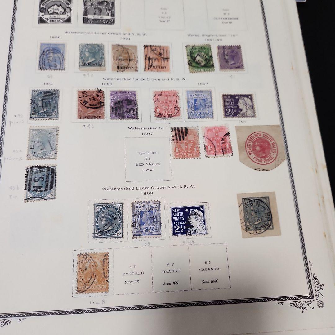 オーストラリア　使用済み切手六冊