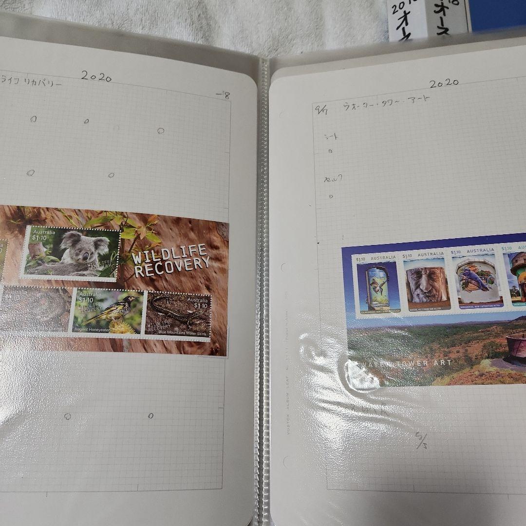 オーストラリア　使用済み切手六冊