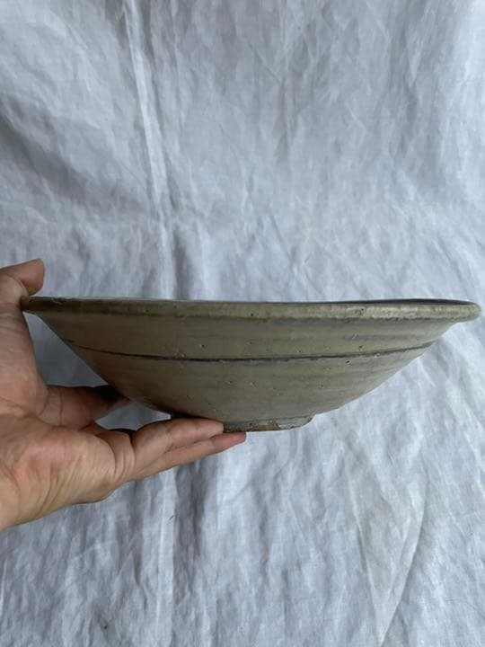 タイ　古陶　鉄絵魚紋鉢