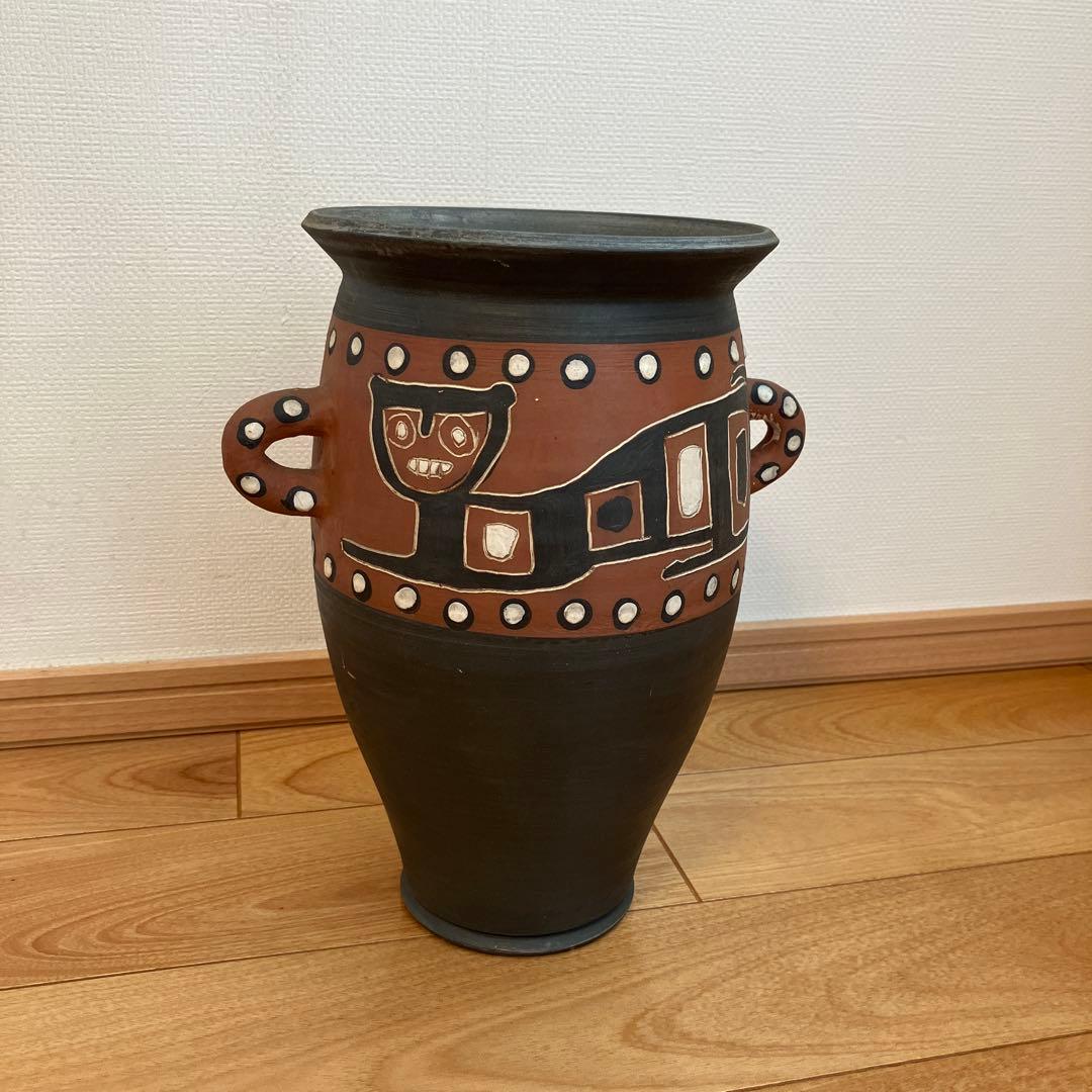 アンティーク　壺　花瓶