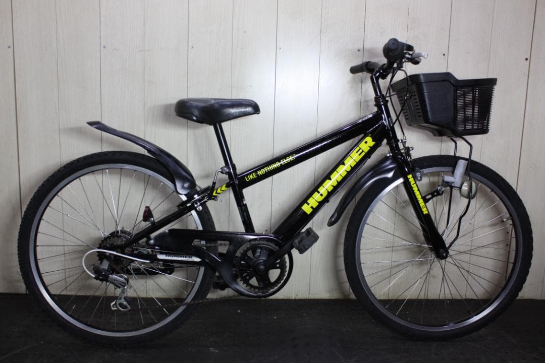 HUMMERハマー 24インチ シマノ6速 子供用MTB