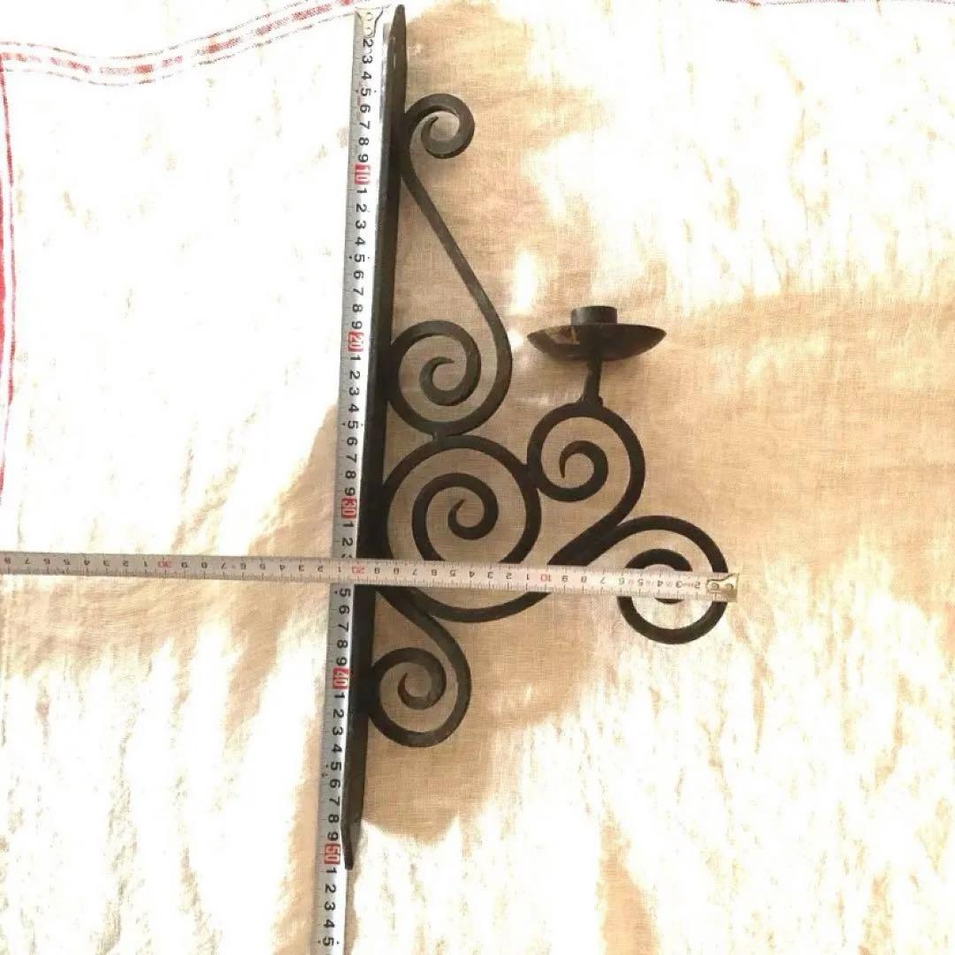 アイアン キャンドルホルダー　アイアンフック　フランスアンティーク