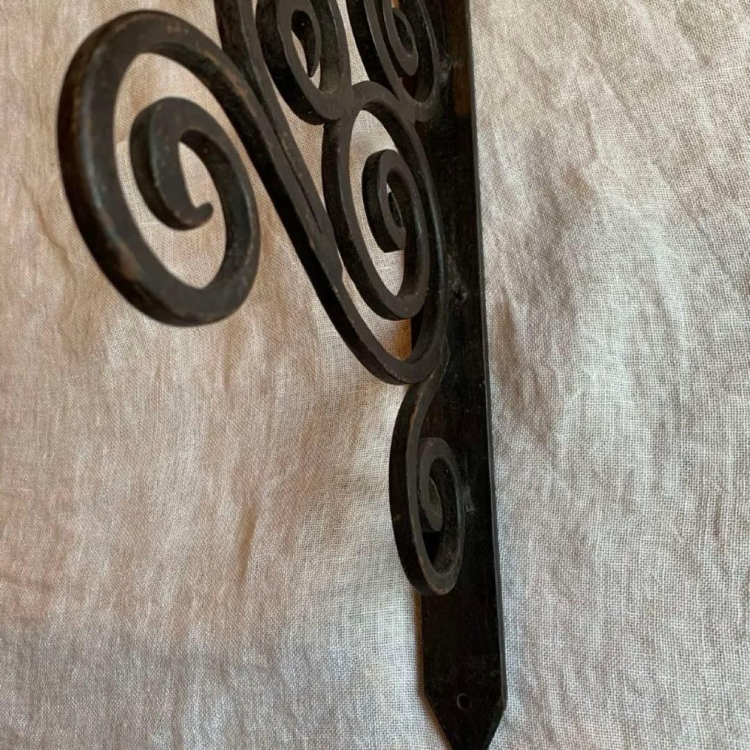 アイアン キャンドルホルダー　アイアンフック　フランスアンティーク