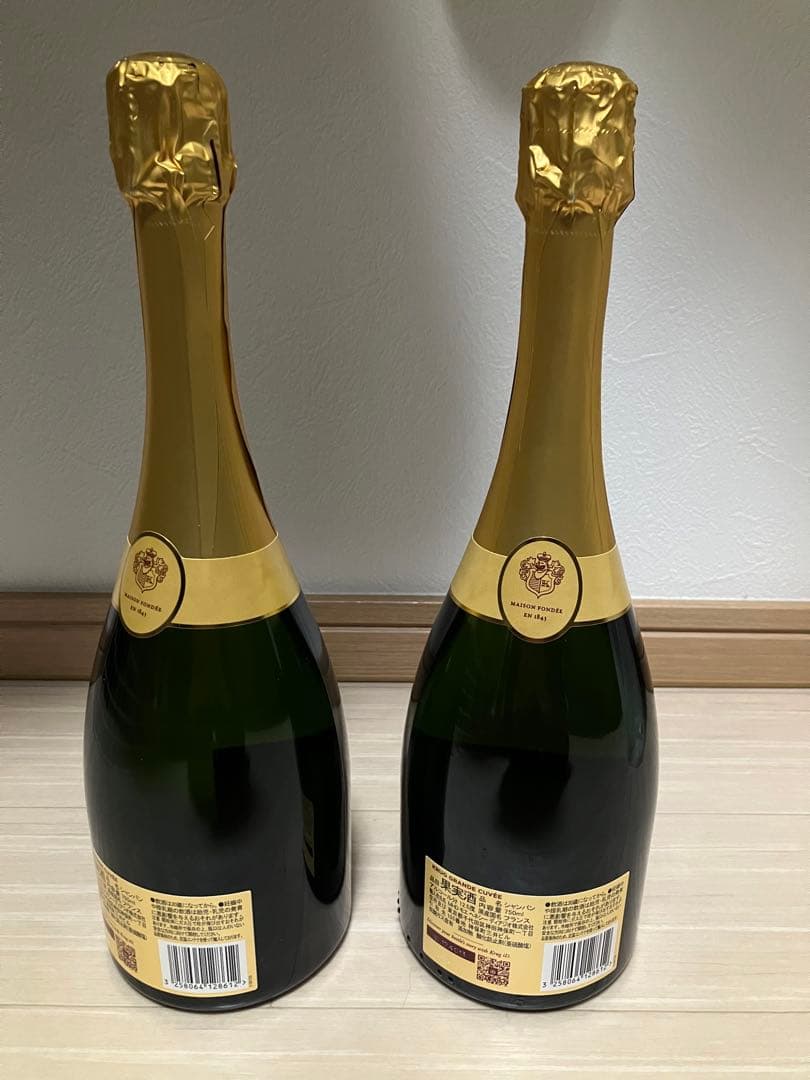 クリュッグ グランド キュヴェ ブリュット 750ml 箱なし　2本セット