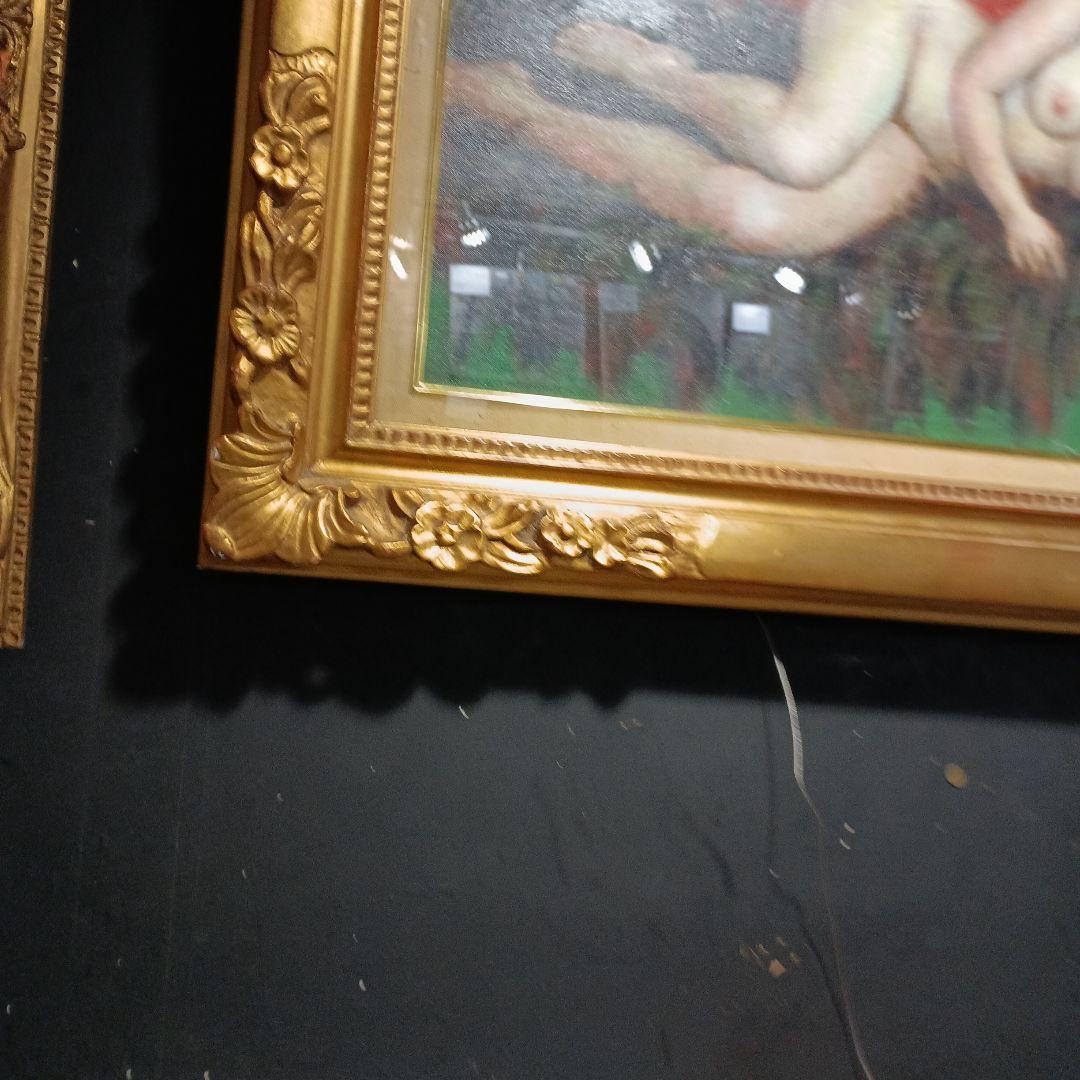 都竹伸政　裸婦　P10号油彩