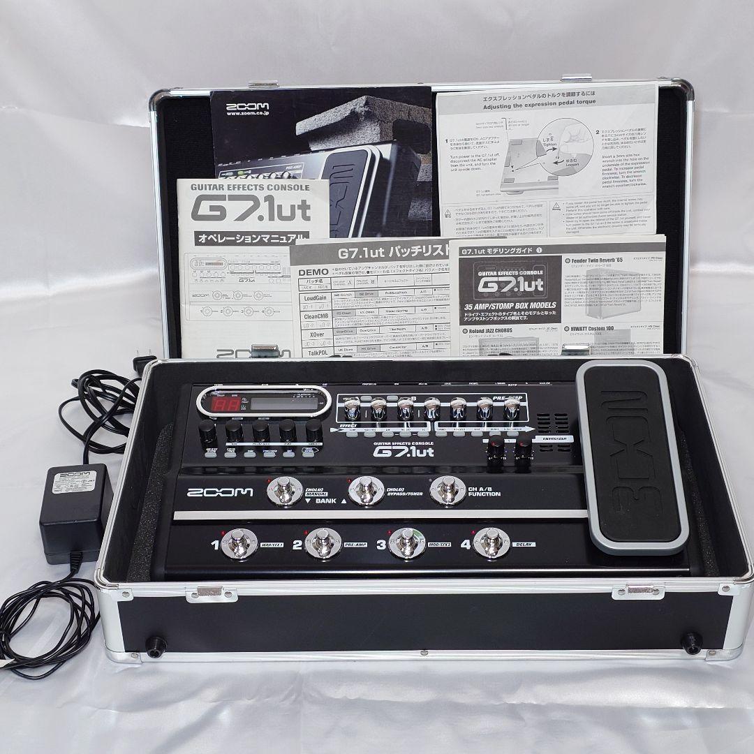ZOOM G7.1ut ケース付き 真空管搭載 ズーム マルチエフェクター