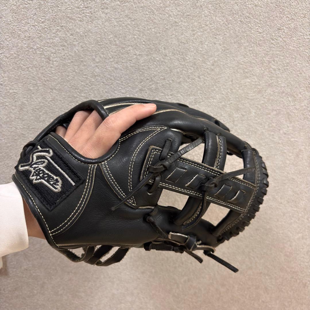 ❗️月末セール❗️ウィルソン Wilson 硬式グローブ ブラック 硬式野球 即戦力