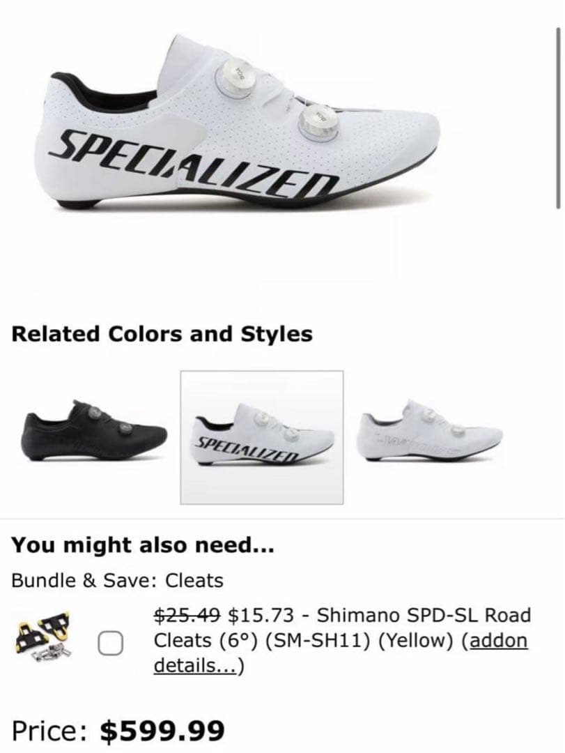 ウェア Specialized S-Works Ares 2 Road Shoe