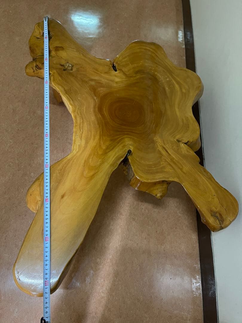 天然木一枚板 脚付き 座卓 センターテーブル 花台