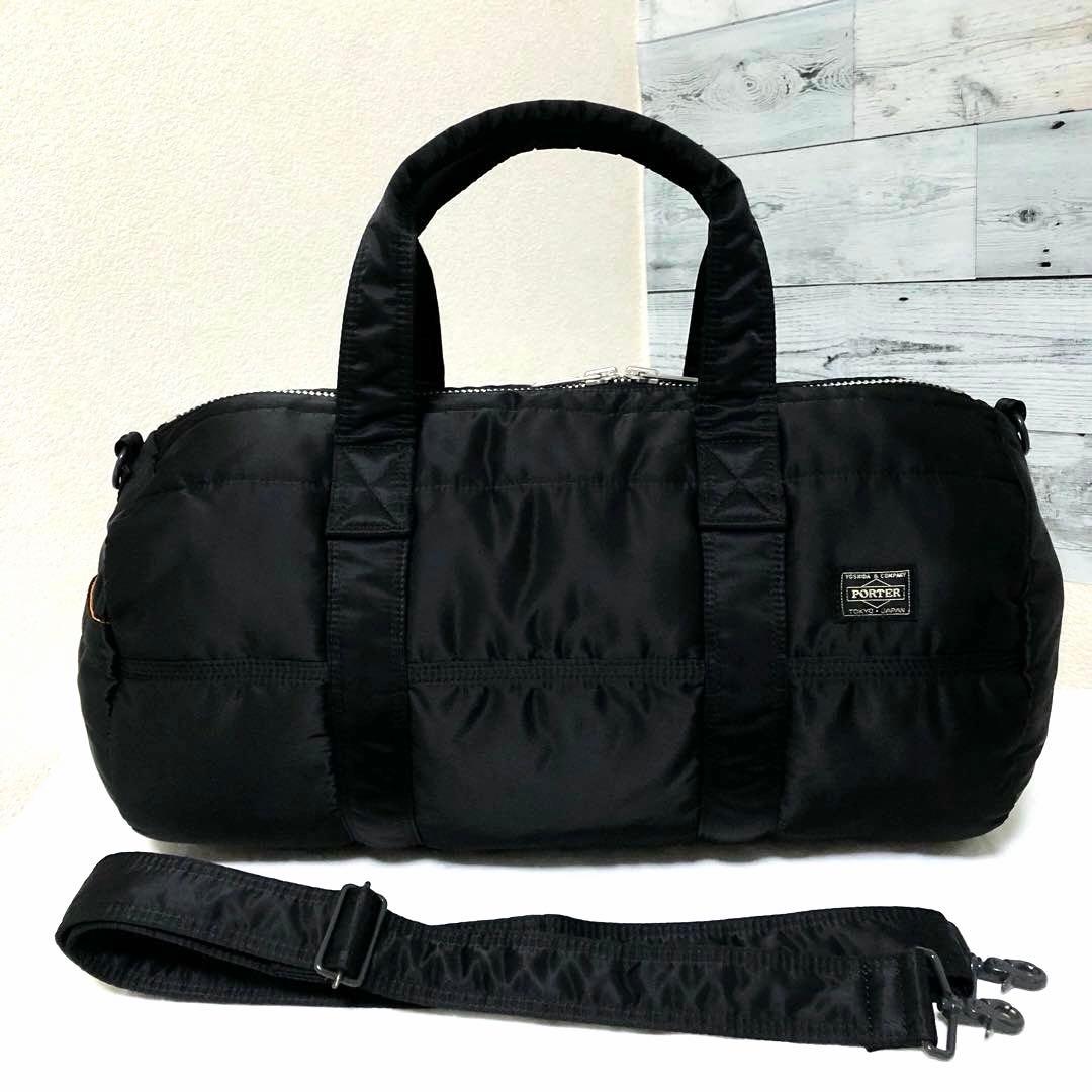 未使用級✨廃盤 ポーター タンカー ボストンバッグ2way ブラック 吉田カバン