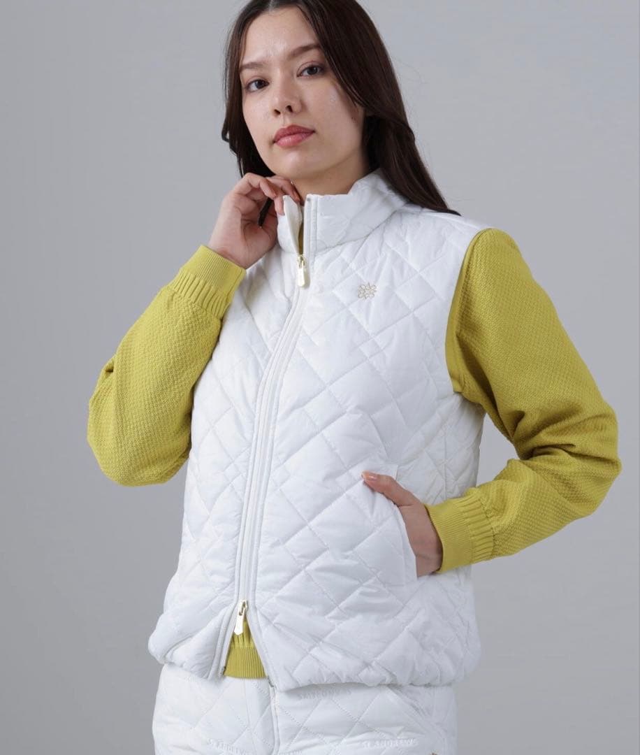 セントアンドリュース St ANDREWS ドットストレッチキルトベスト