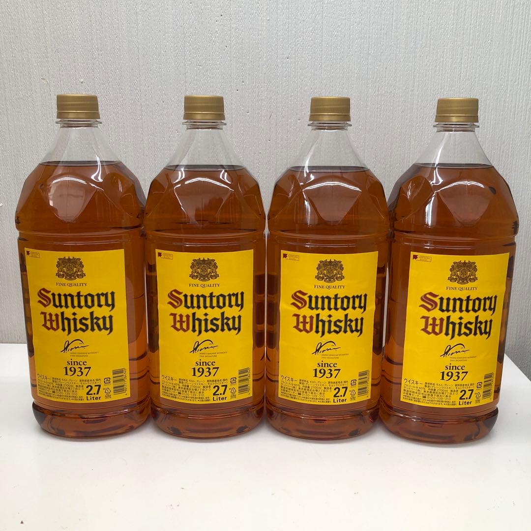 【新品】サントリー　角ウイスキー　2.7L　4本セット