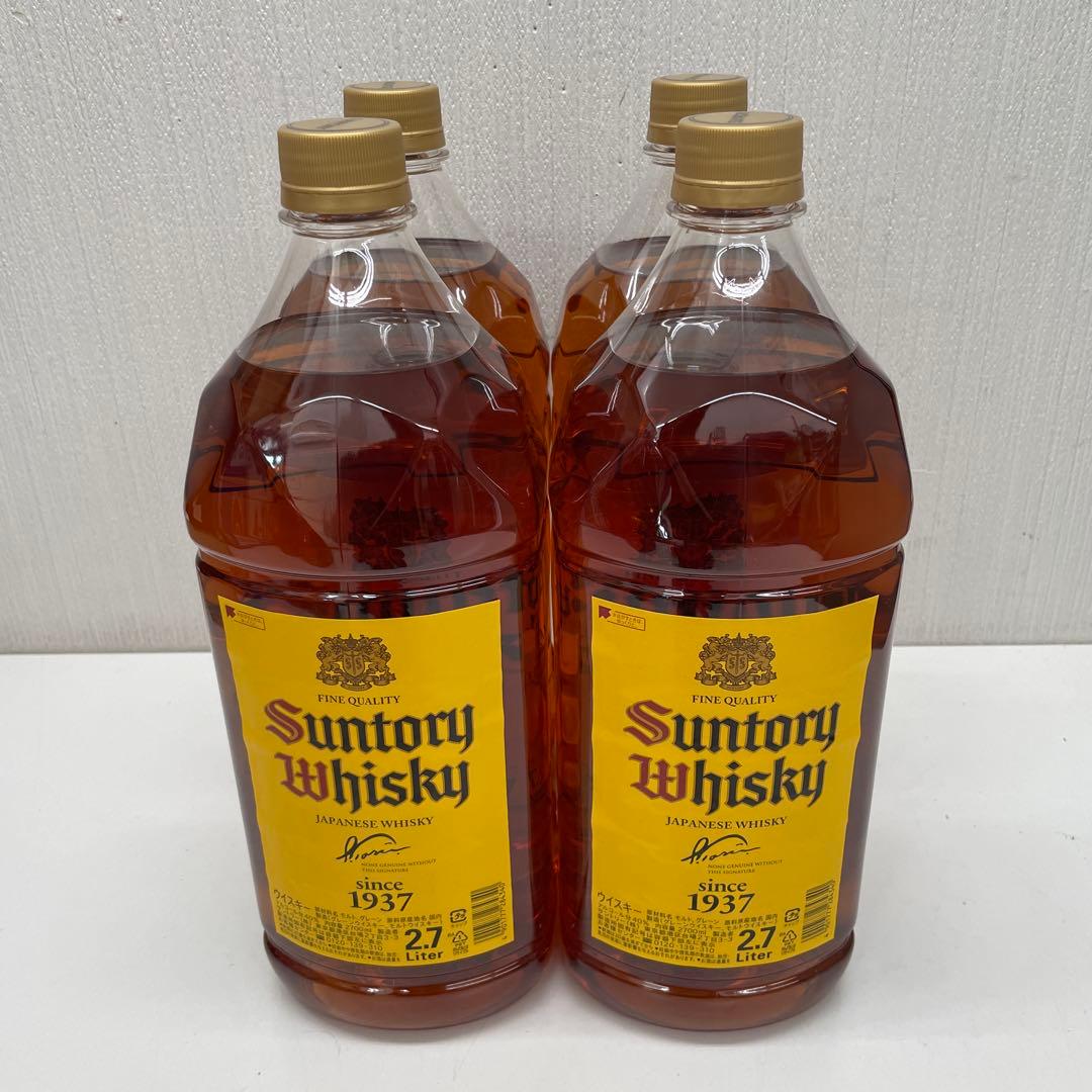 【新品】サントリー　角ウイスキー　2.7L　4本セット