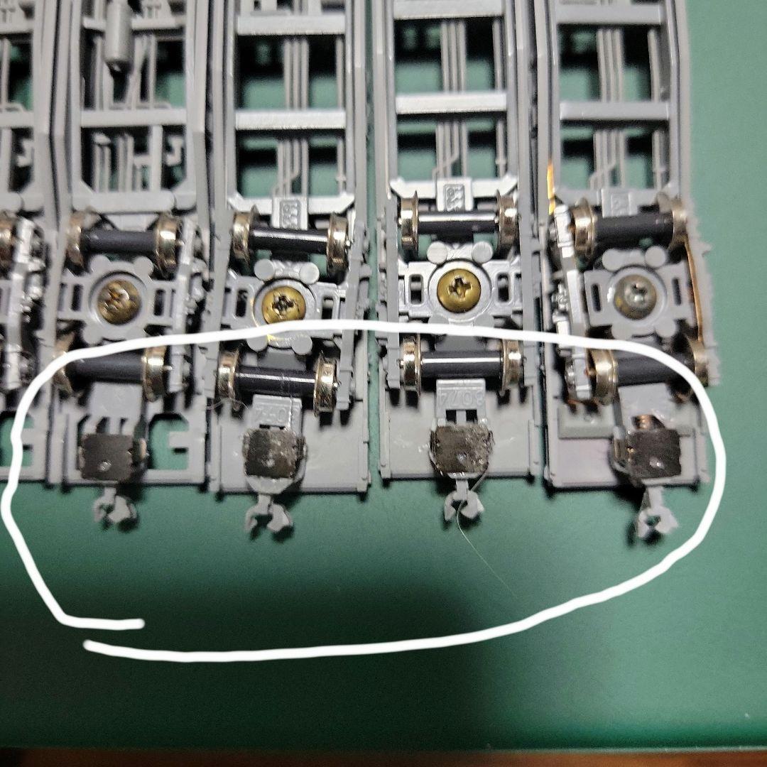 鉄道模型 コキ106+ 107 台車のみ 13両ジャンク扱い 現状販売中古