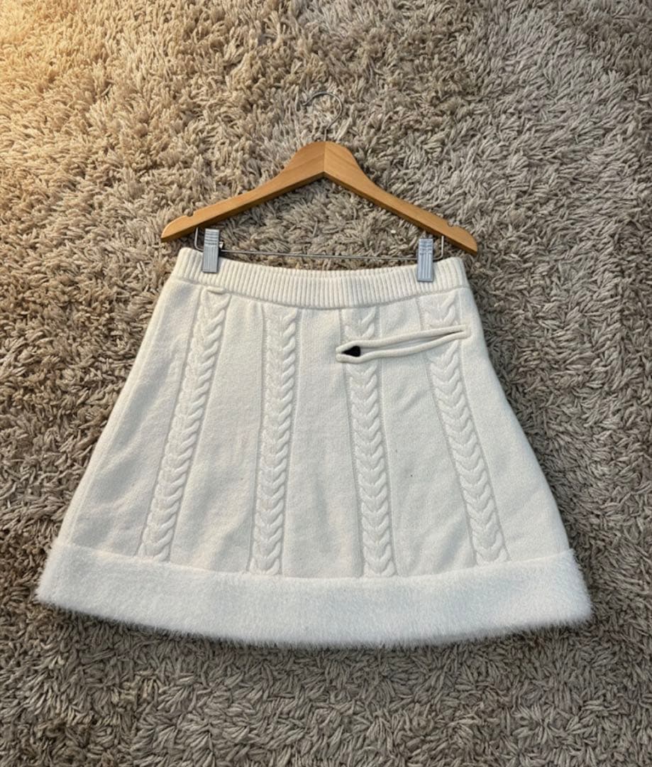 デサント descente ゴルフ カシミア ニットスカート