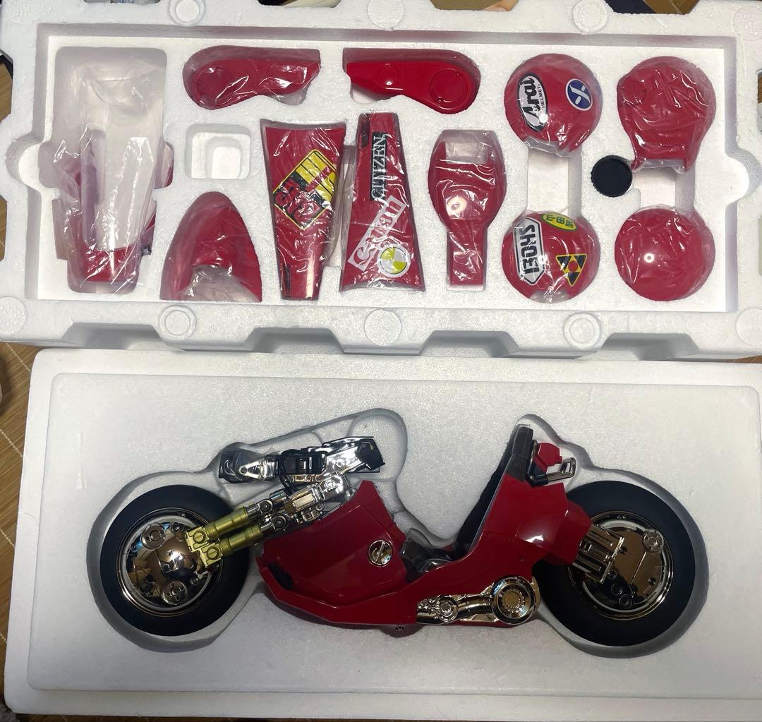 バンダイ　ポピニカ魂 金田のバイク&金田正太郎2点セット（リバイバル版）