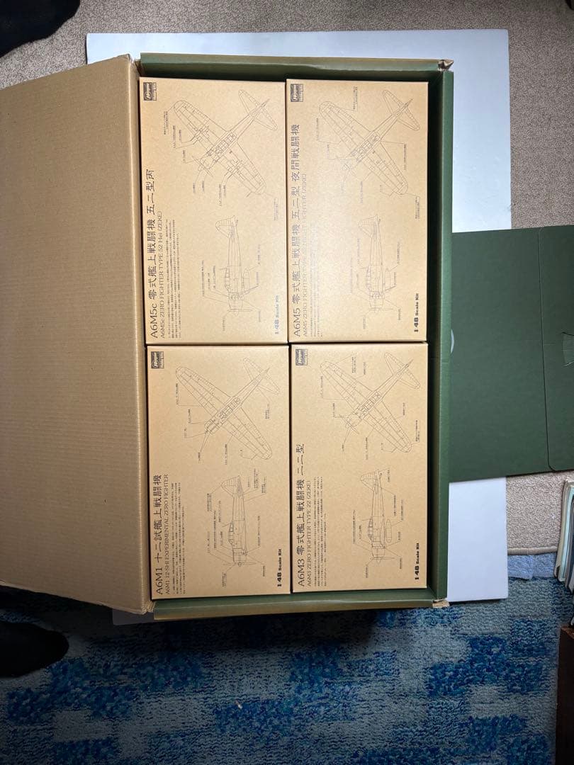 ハセガワ65周年記念　零戦全型式フルコンプリートセット（15機種