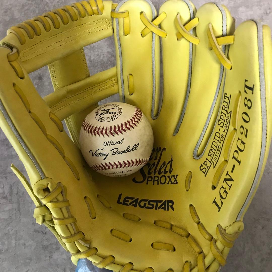 リーグスター 一般 大人用 硬式 野球 グローブ グラブ 未使用品 色褪せ有り