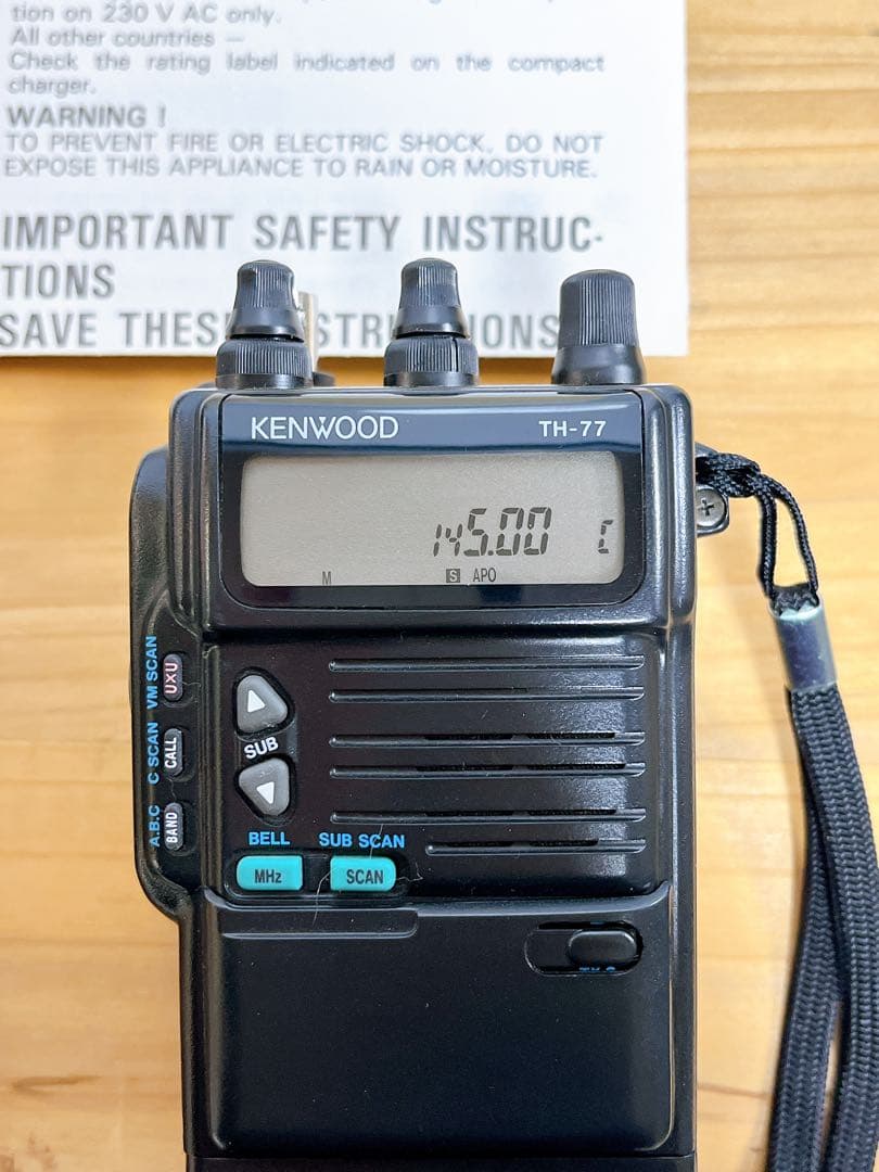 KENWOOD TH-77 無線機 トランシーバー 一部ジャンク