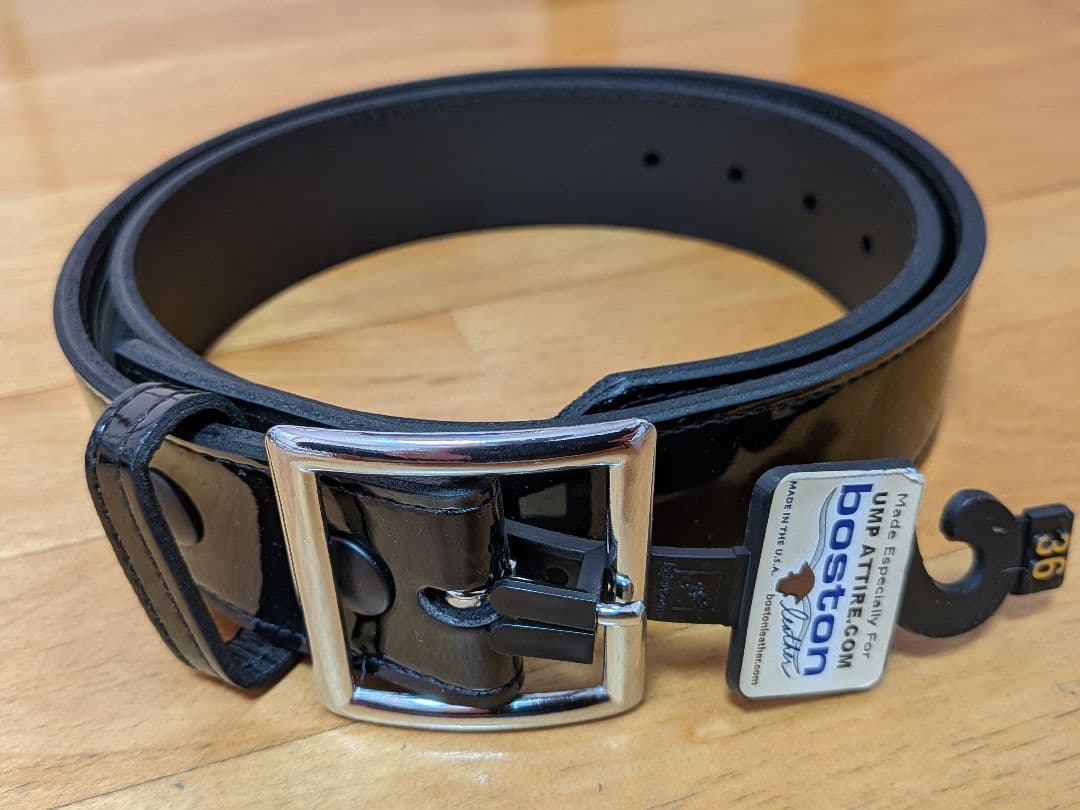 未使用　boston　ボストンレザー　ベルト　2本　USA