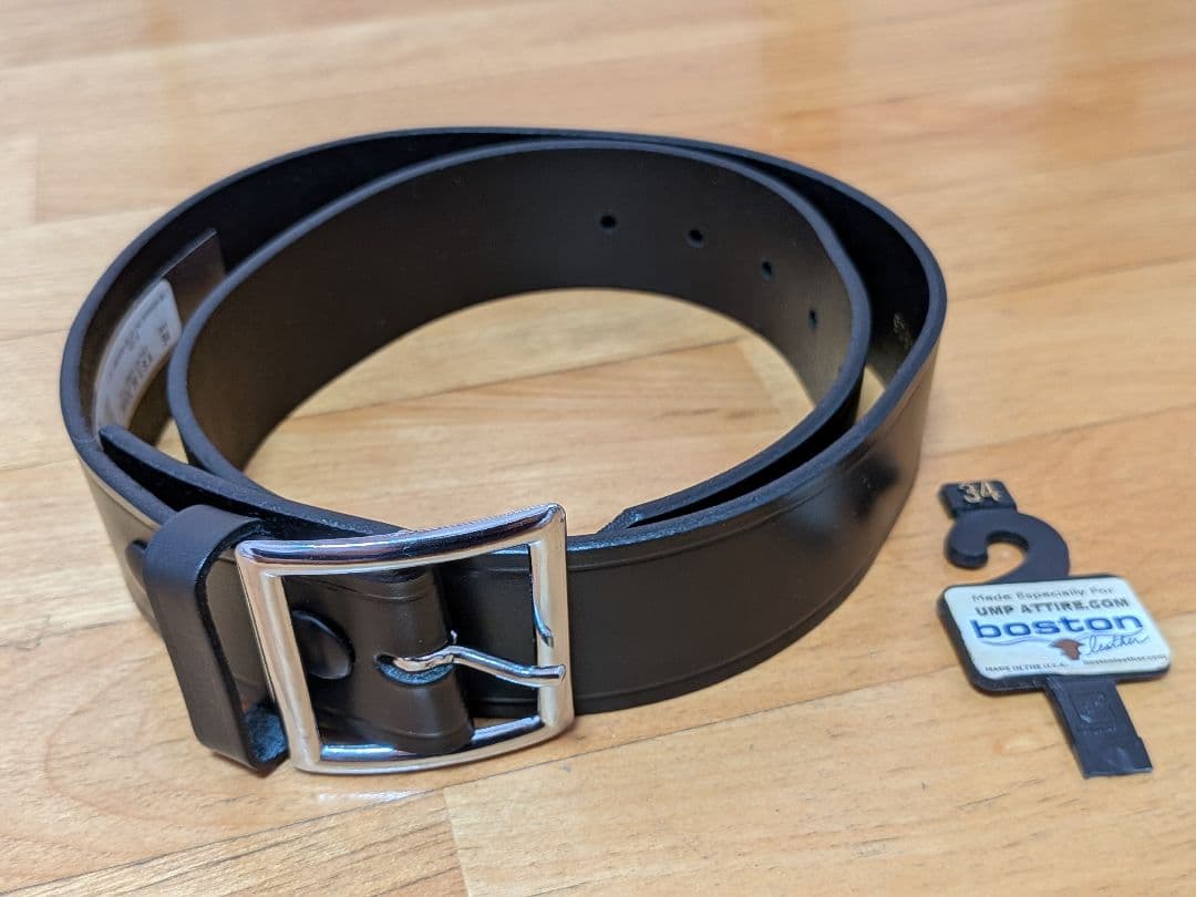 未使用　boston　ボストンレザー　ベルト　2本　USA