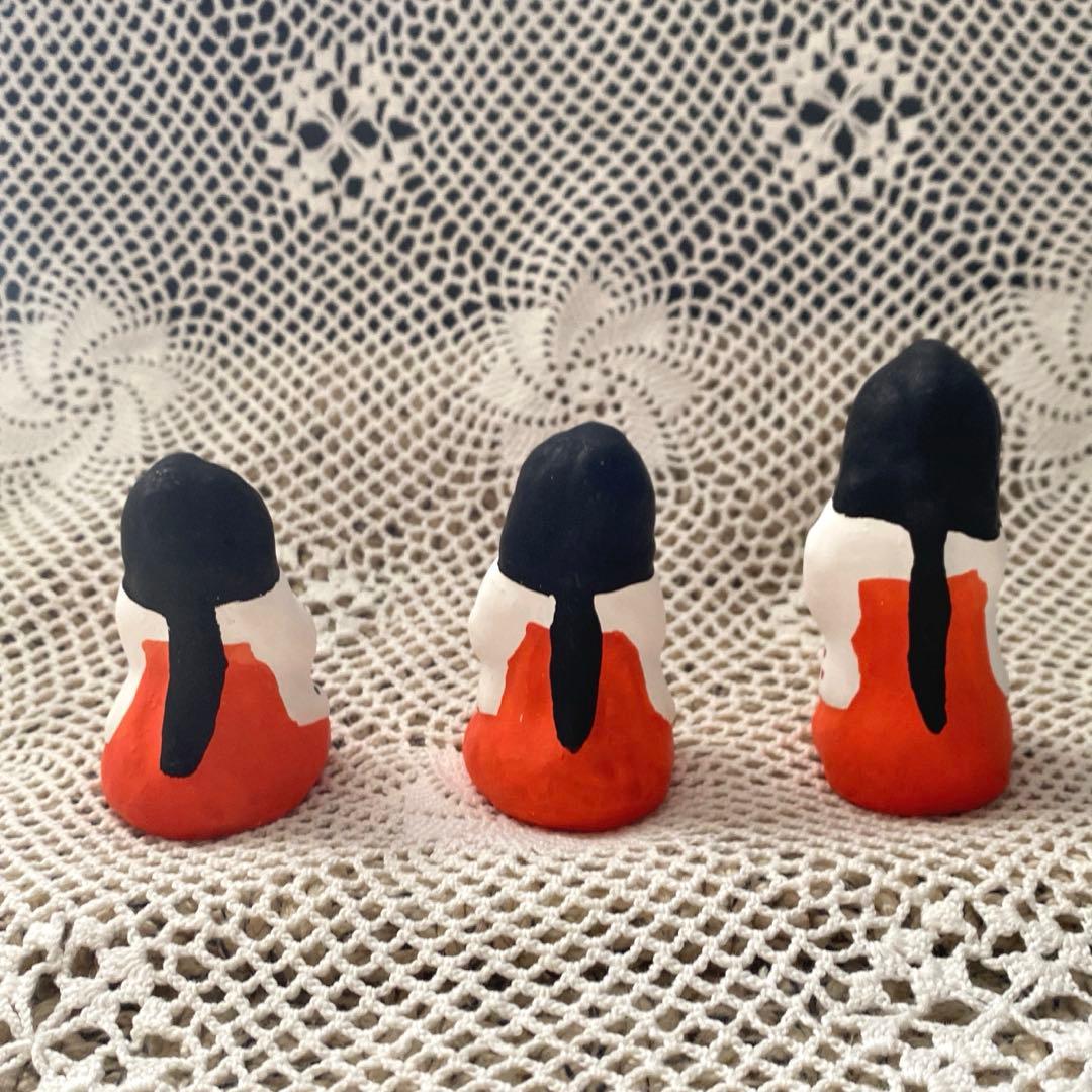 れんべい人形 れんべえ人形 北条土人形 三人官女 五人囃子