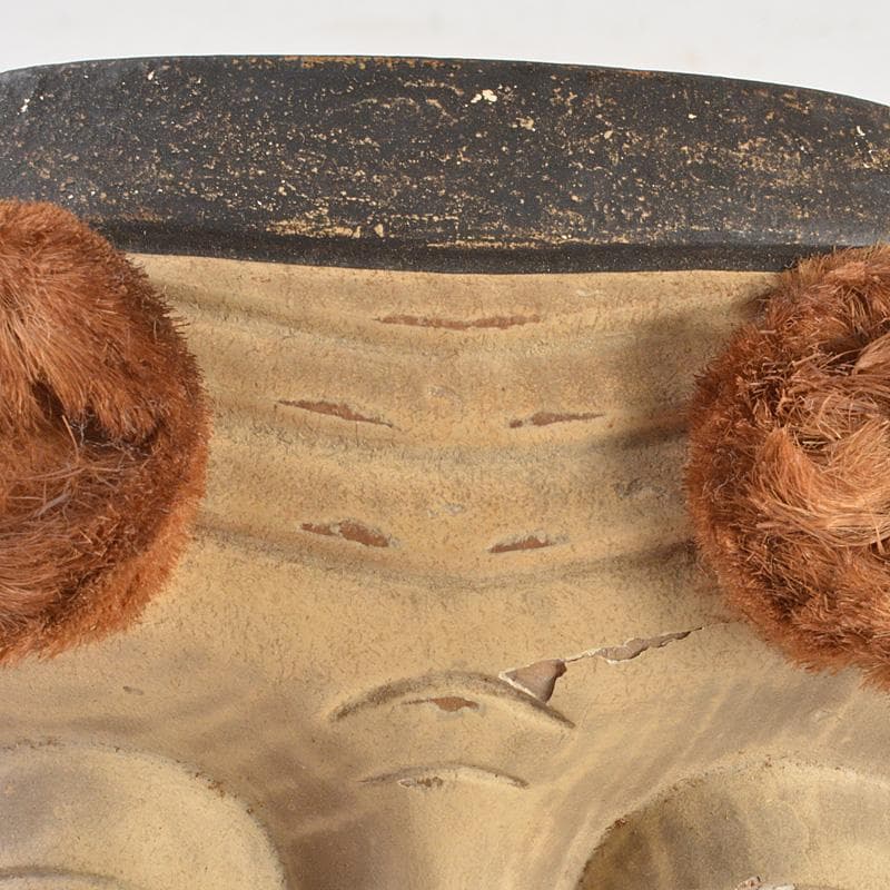 能面　能楽　雅楽　深草浄春（長澤浄春）作　木彫　翁　お面　V　R6926