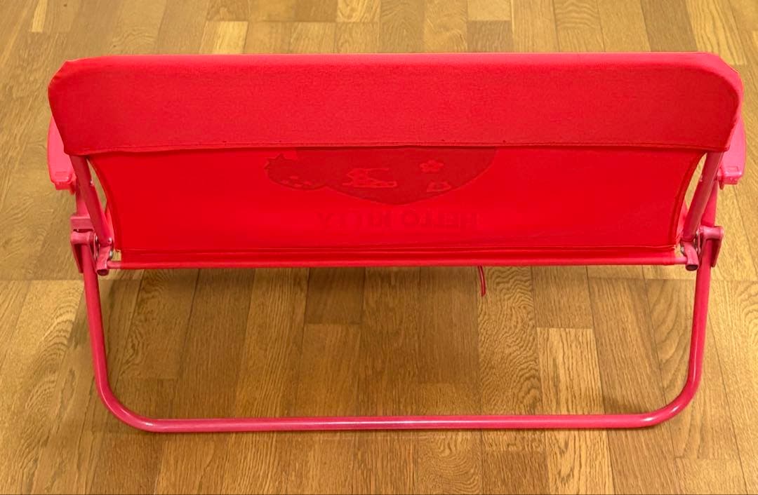 【希少】中古　2002年　ハローキティ　折りたたみ　アウトドアベンチ