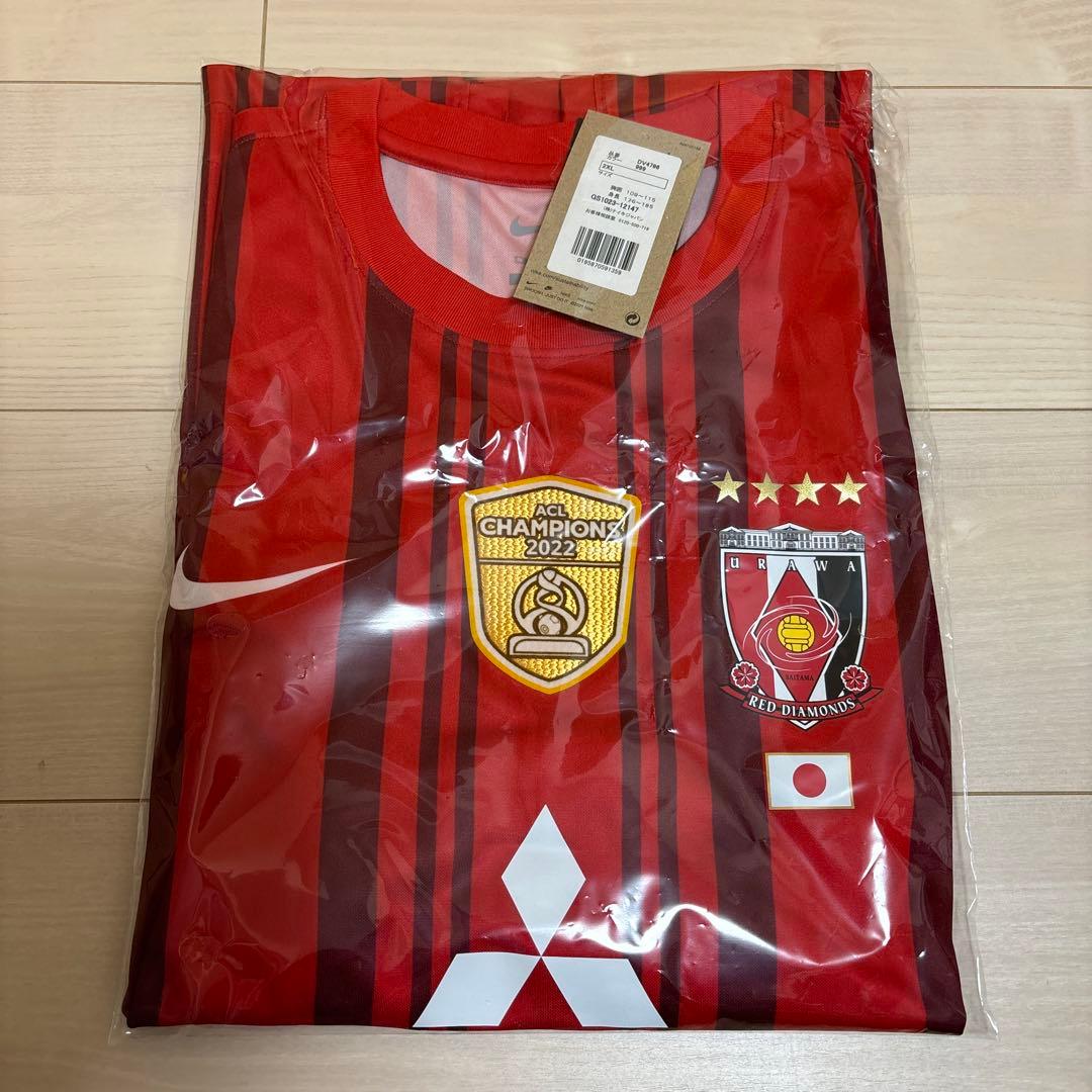 【新品•未開封•背番号なし•2XL】 浦和レッズ ACL ユニフォーム